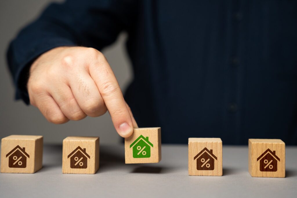 Choosing the best mortgage on the market.