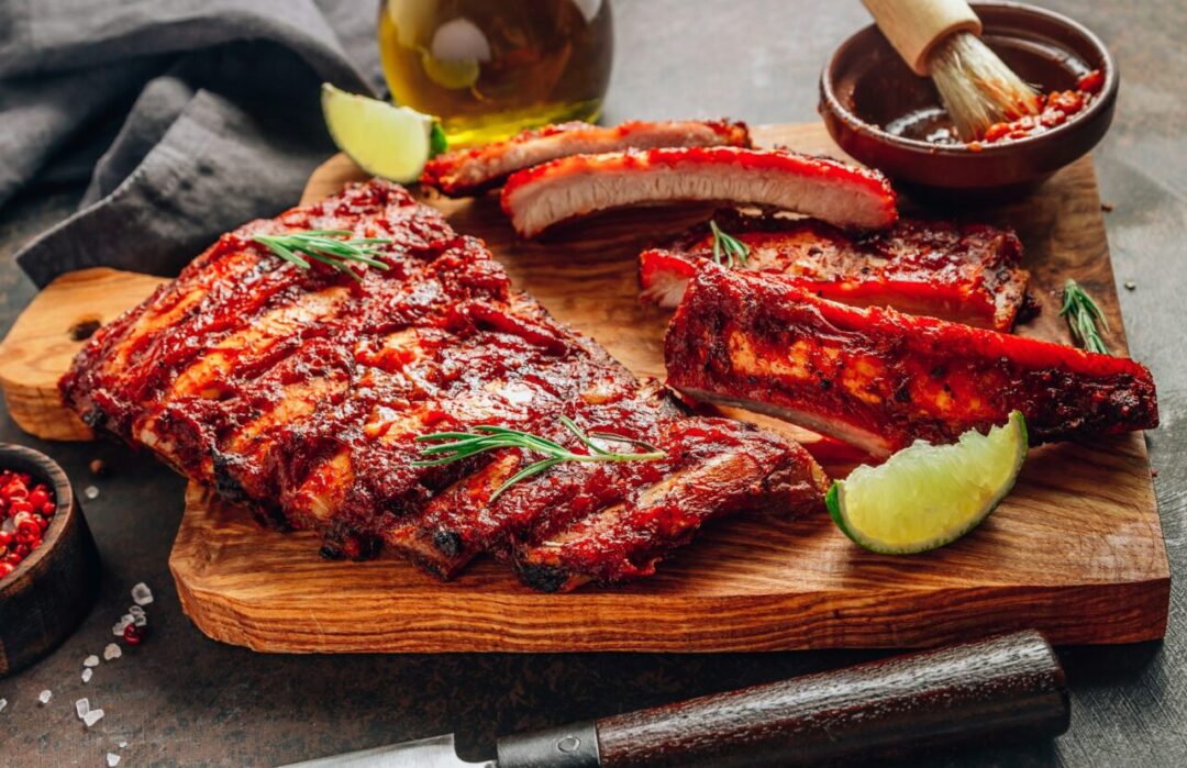 Mexican barbecued ribs