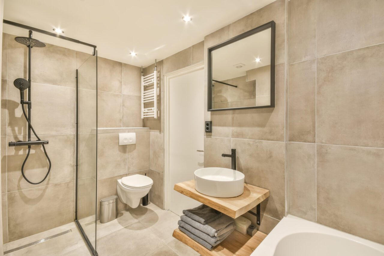Stylish bathroom design
