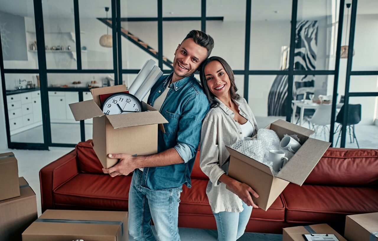Moving a young couple