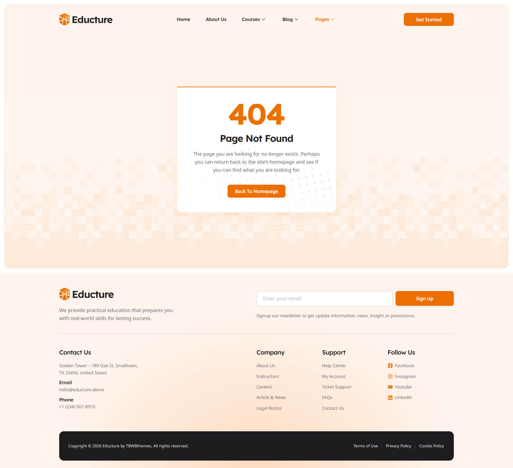 404 Page