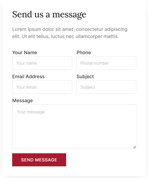 Contact Form