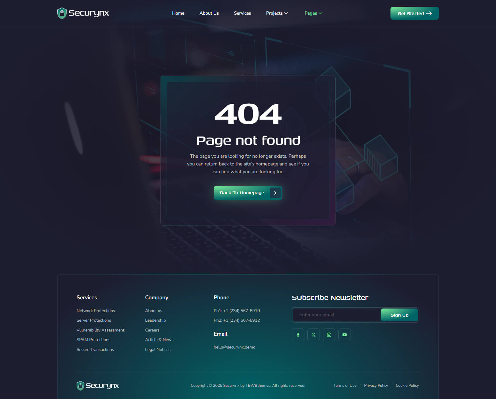 404 Page